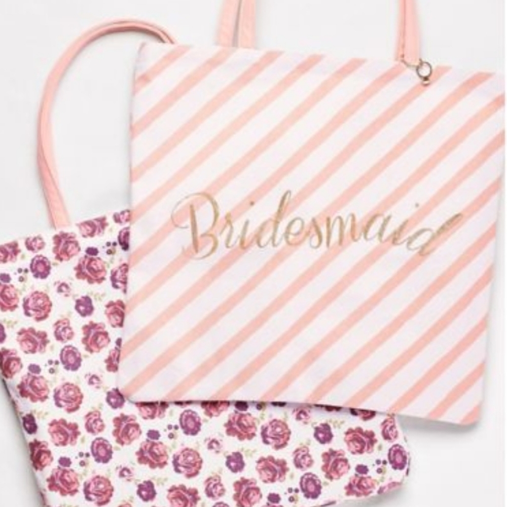 New Reversible Bridesmaid Tote Bag